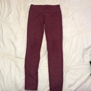 Burgundy Athleta leggings